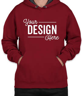 Fruit of the Loom Sofspun Pullover Hoodie - Color: Cardinal
