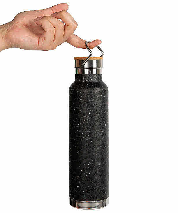 Laser Engraved 22 oz. Thor Speckled Copper Vacuum Insulated Water Bottle