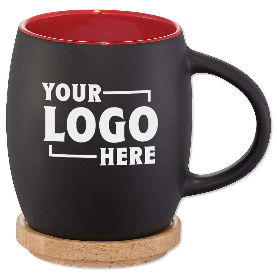 14 oz. Hearth Ceramic Mug with Lid/Coaster