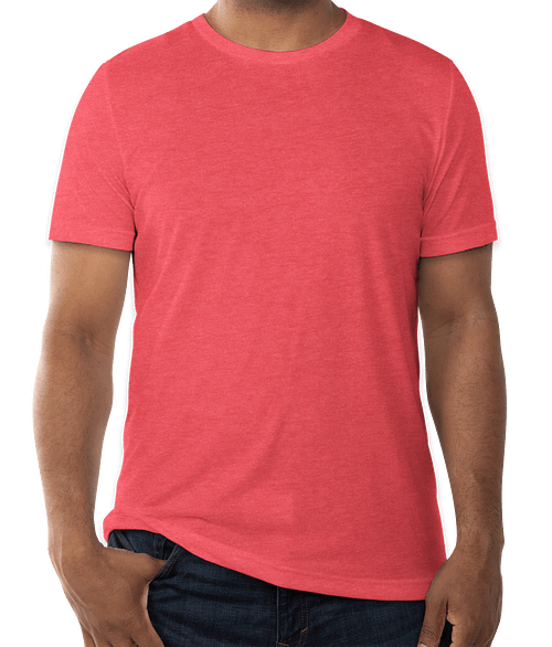 Bella + Canvas Tri-Blend T-shirt - Red Tri-Blend