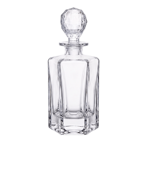 Laser Etched 26 oz. Govenor Decanter with Lid in Clear