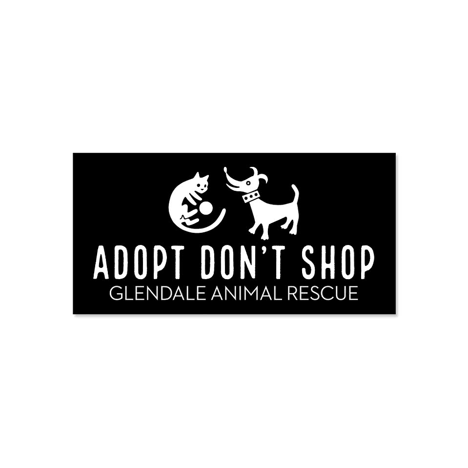 7.5 in. x 3.75 in. Rectangular Bumper Sticker