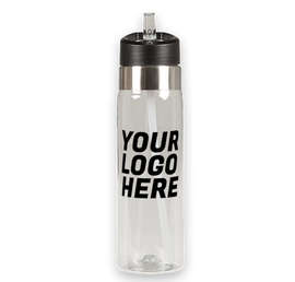 20 oz. Flip Straw Tritan Sport Water Bottle