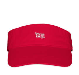 Valucap Bio-Washed Visor - Color: Red