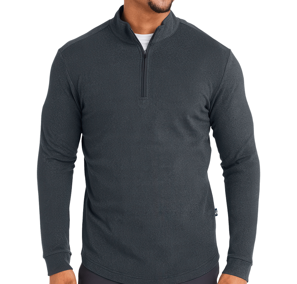 Swannies Emery Performance Quarter Zip Pullover-default