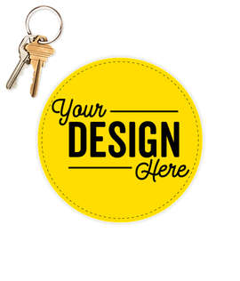 5.5 in. Circle Car Magnet - Color: Yellow
