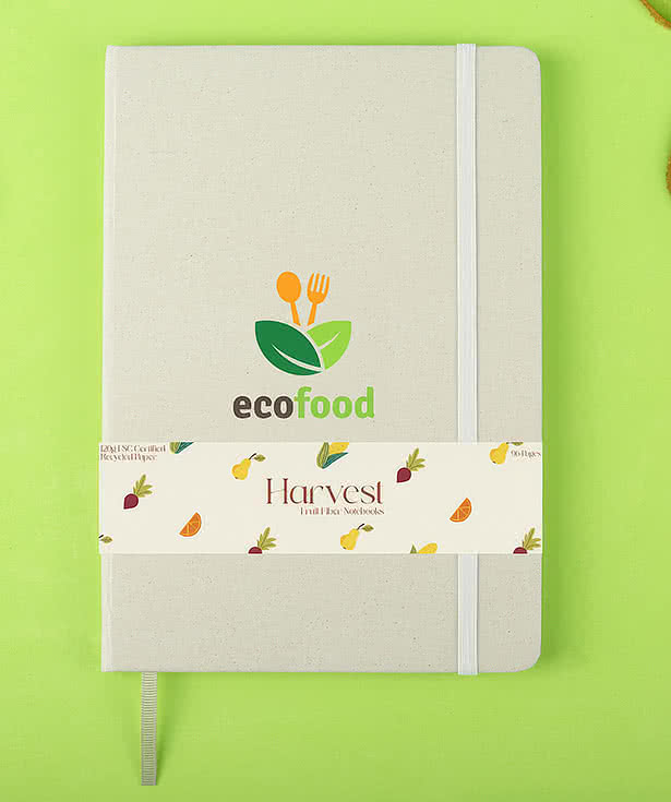 Full Color Harvest Fruit Fiber Hard Cover Notebook