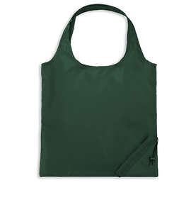 Bungalow Foldaway Shopper Tote Bag - Color: Hunter Green