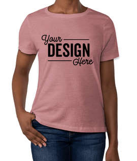 Bella + Canvas Women's Jersey T-shirt - Color: Heather Mauve
