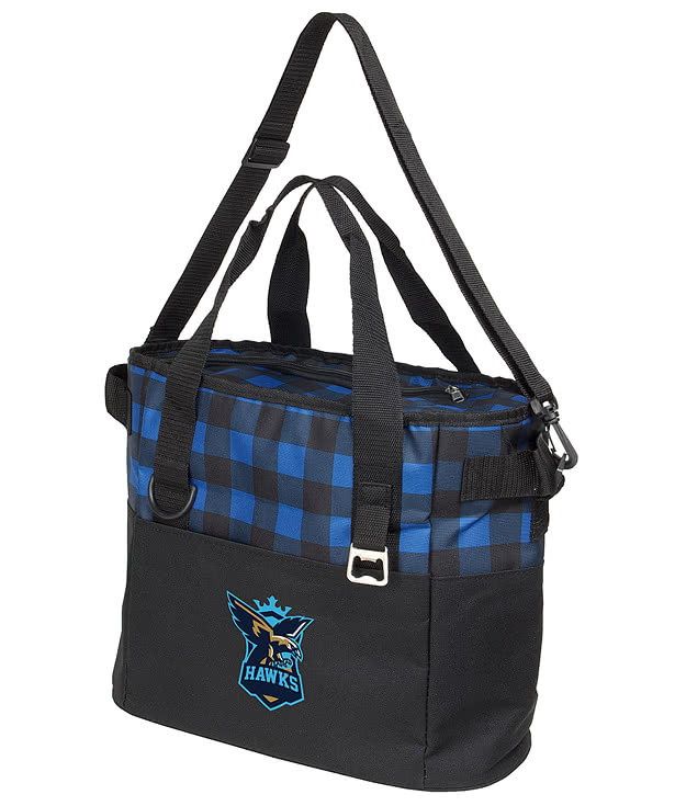 Plaid Insulated 20 Can Cooler Bag