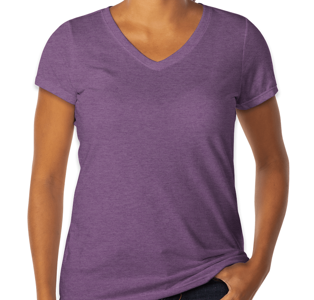 District Women's Tri-Blend V-Neck T-shirt-default