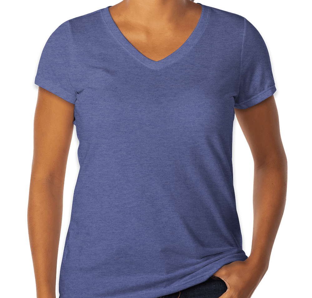 District Women's Tri-Blend V-Neck T-shirt-default