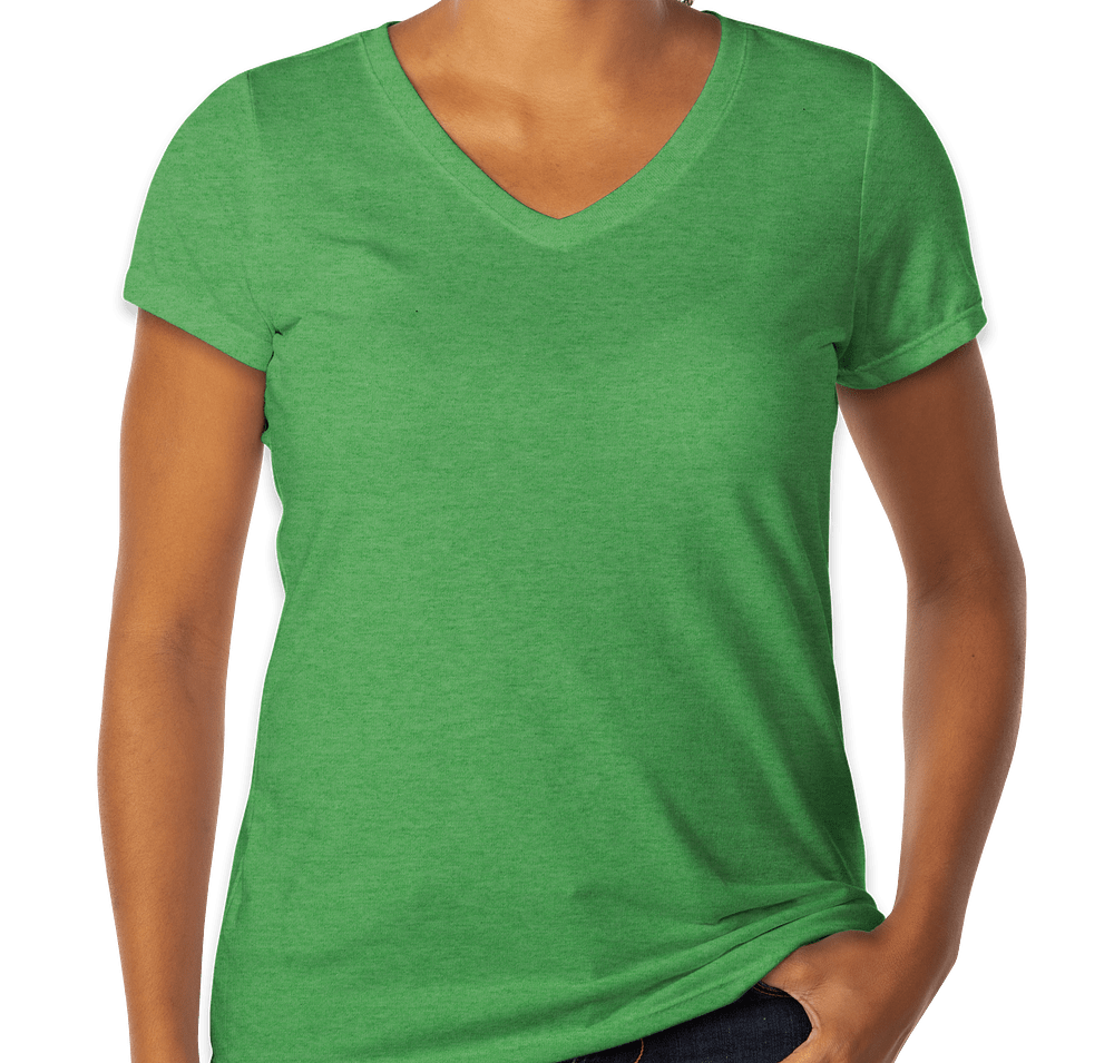 District Women's Tri-Blend V-Neck T-shirt-default