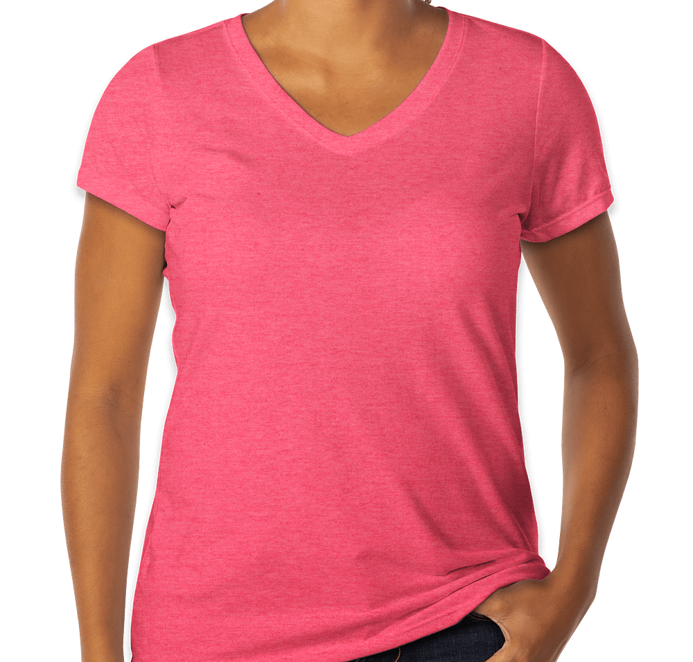 District Women's Tri-Blend V-Neck T-shirt-default