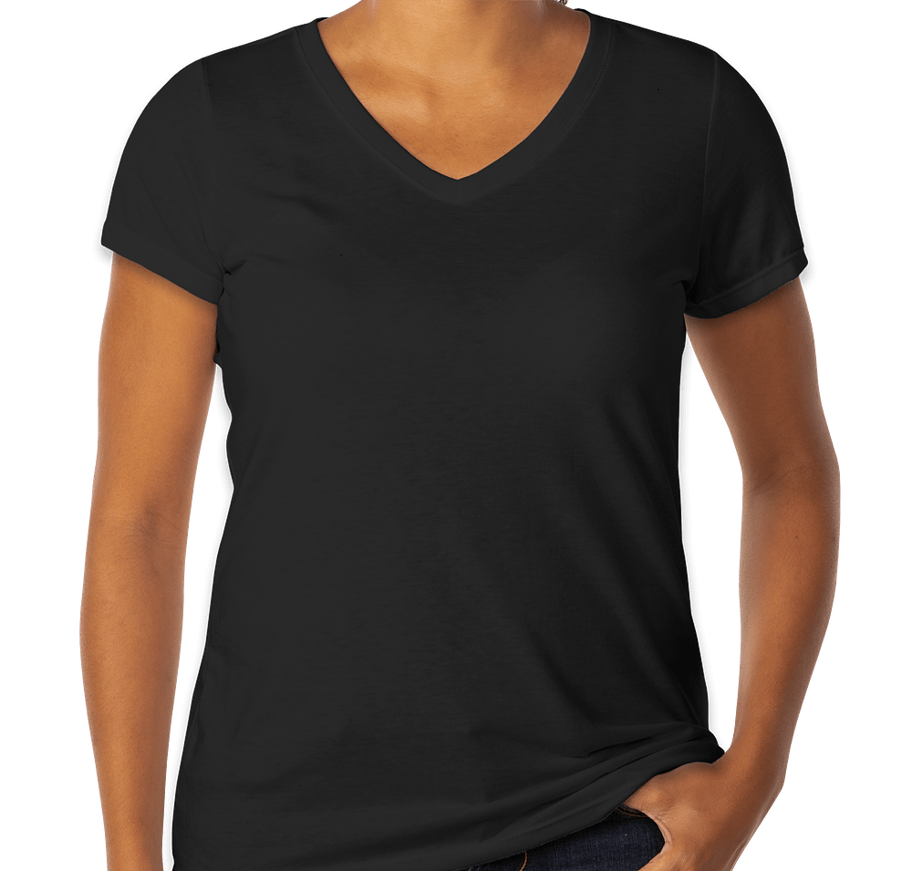 District Women's Tri-Blend V-Neck T-shirt-default