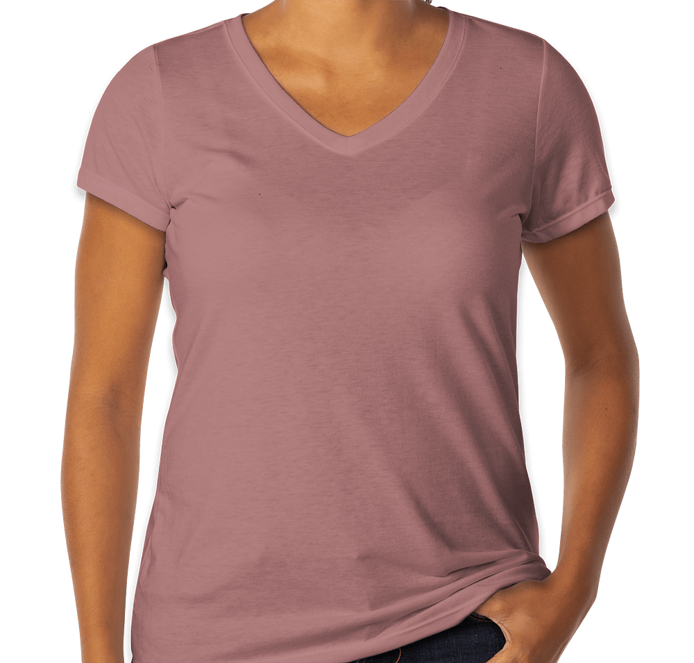 District Women's Tri-Blend V-Neck T-shirt-default