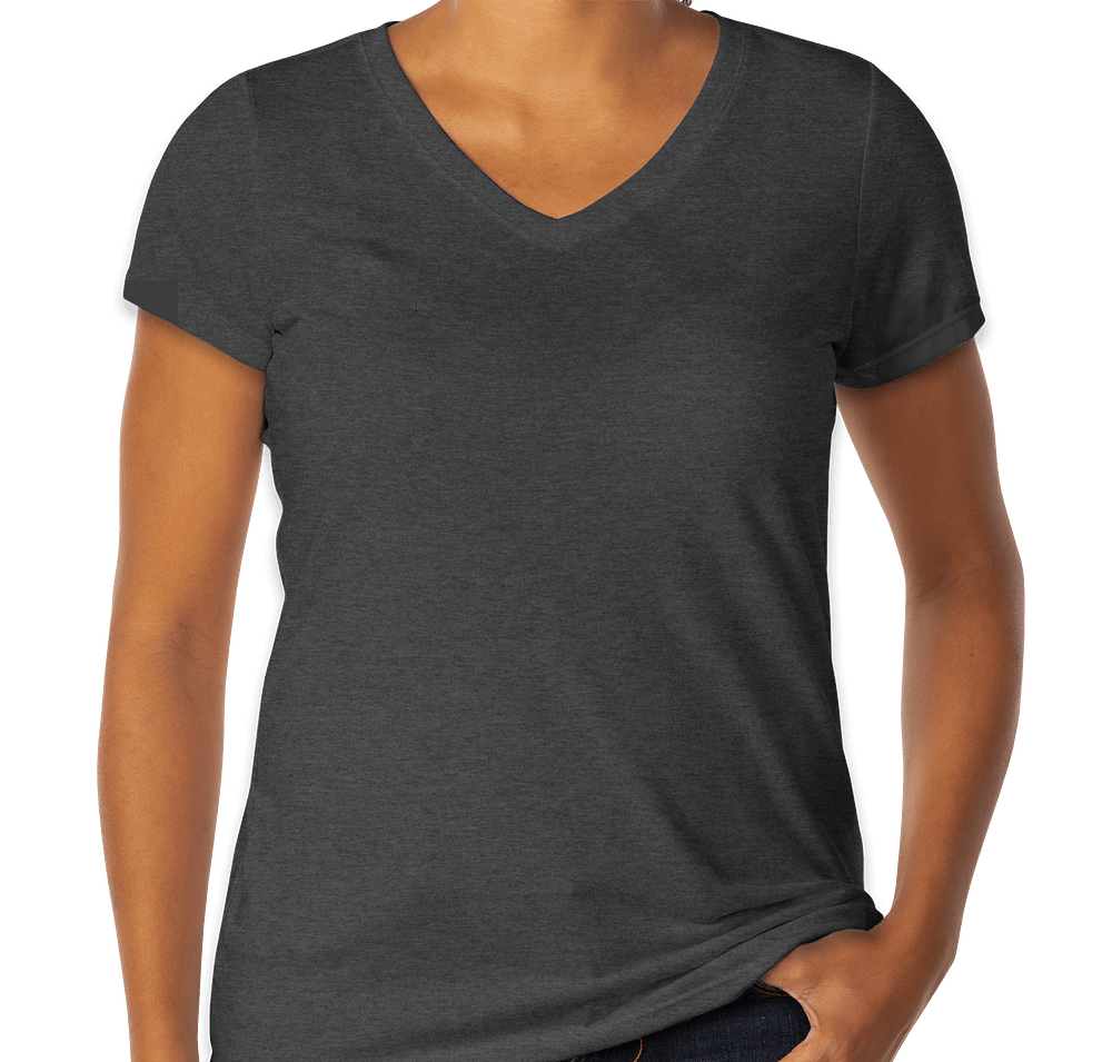 District Women's Tri-Blend V-Neck T-shirt-default