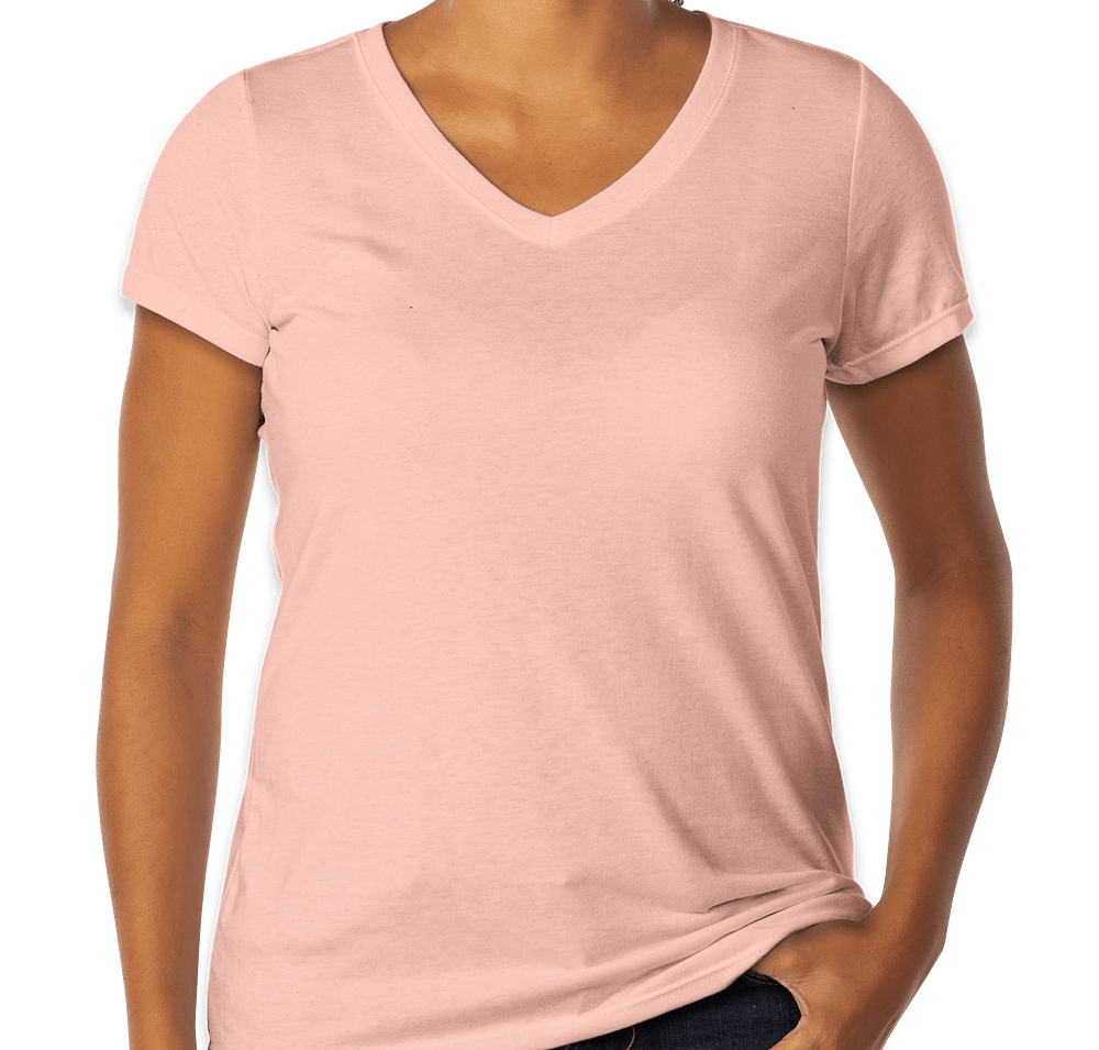 District Women's Tri-Blend V-Neck T-shirt-default