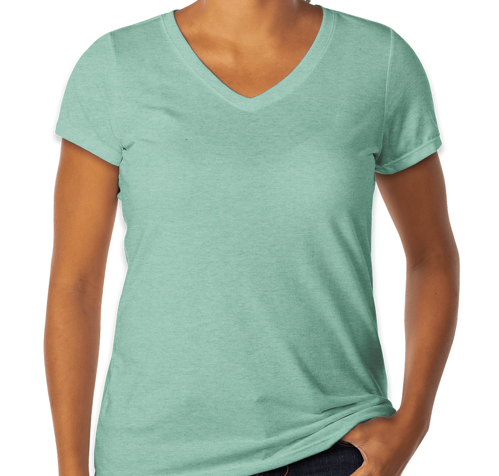District Women's Tri-Blend V-Neck T-shirt-default
