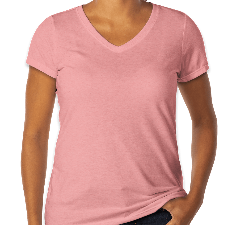 District Women's Tri-Blend V-Neck T-shirt-default