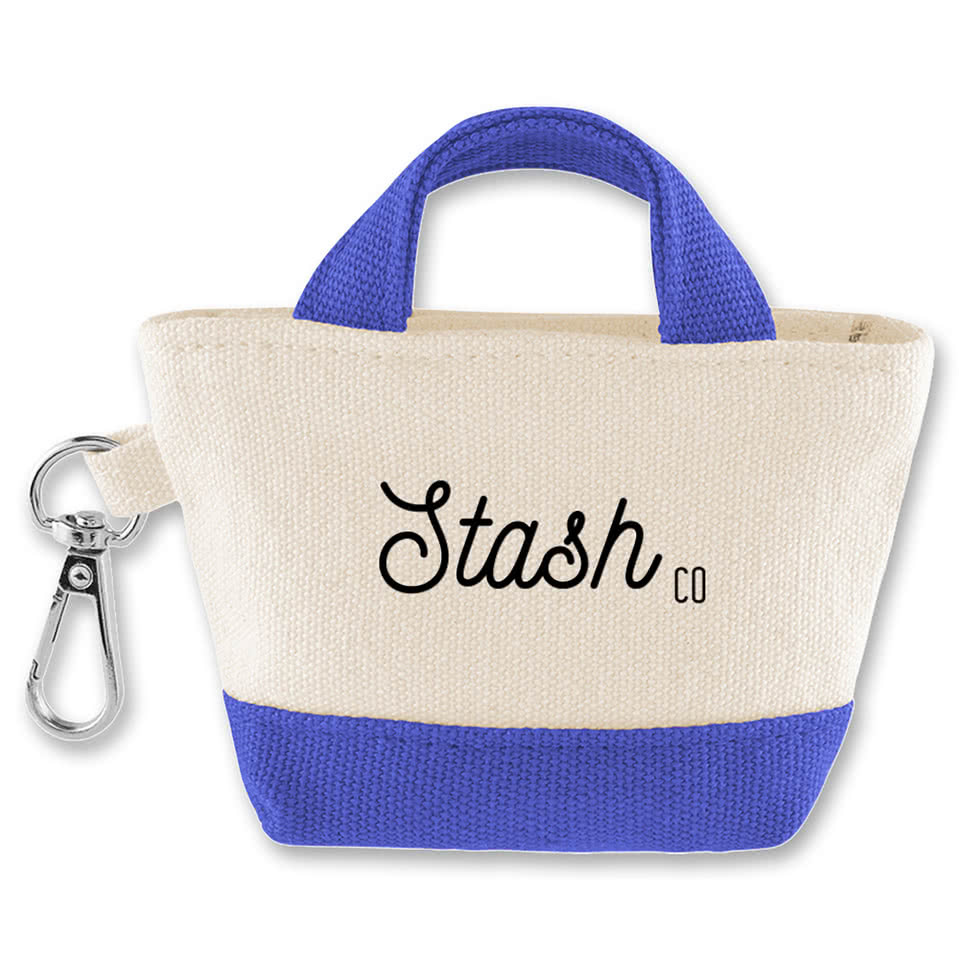 12 Oz. Recycled Cotton Mini Tote Bag Charm