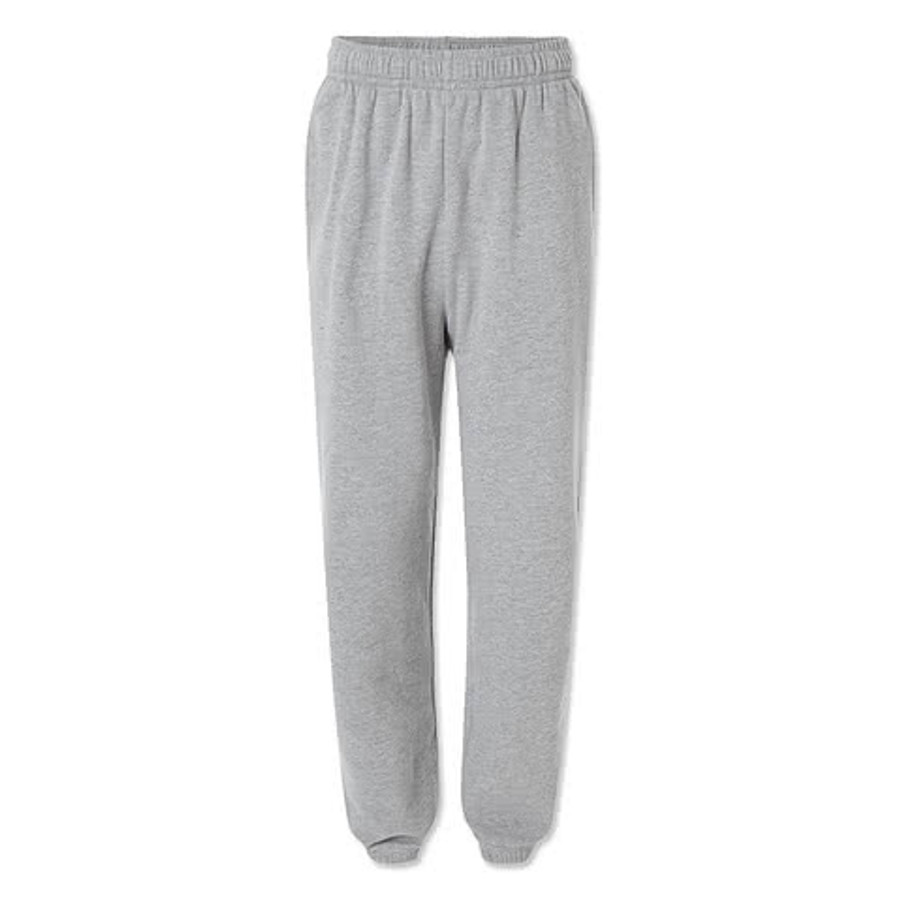 Bella + Canvas Sponge Fleece Closed Bottom Sweatpants in Black