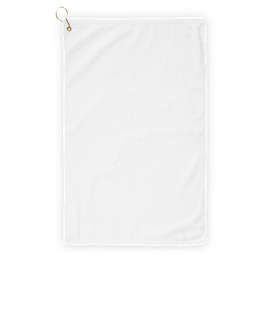 Port Authority Grommeted Golf Towel - Color: White