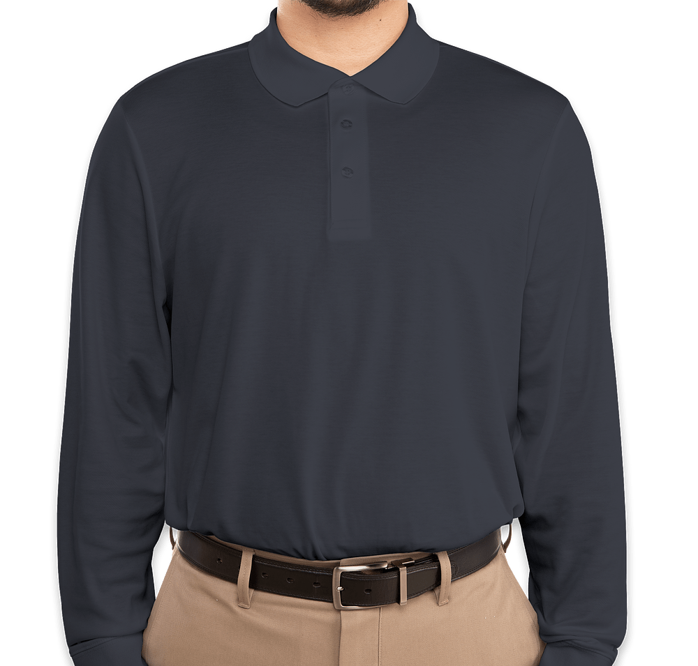 Devon & Jones Tall CrownLux Long Sleeve Performance Polo-default