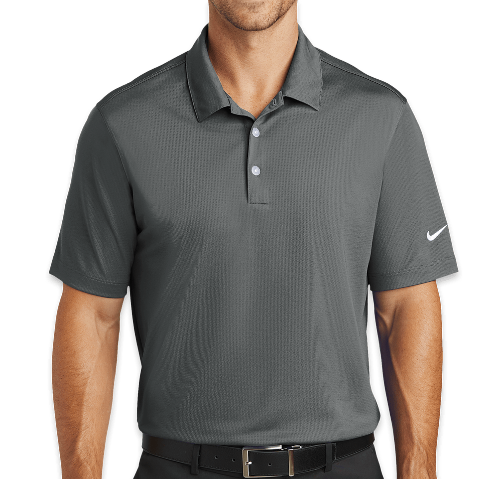Nike Dri-FIT Vertical Mesh Performance Polo - Embroidered-default