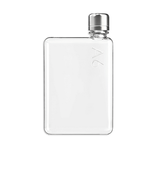 Memobottle 12 oz. A6 Tritan Water Bottle in Clear