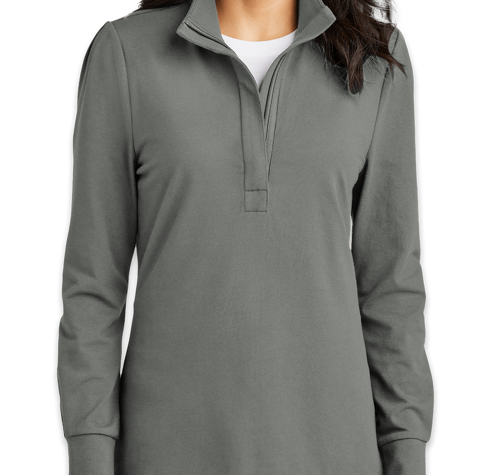 Port Authority Women's Fairway Stretch Quarter Zip Sweatshirt-default