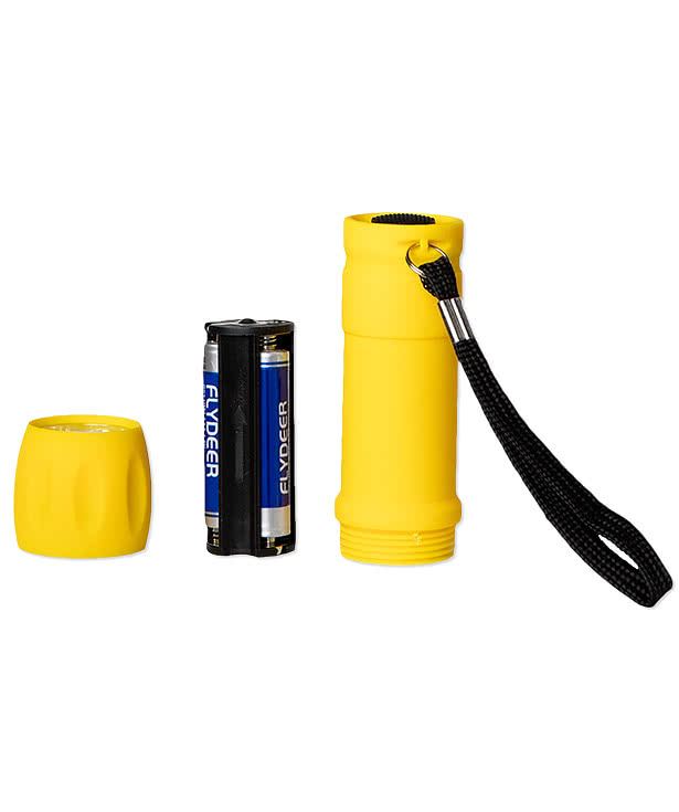 Rubberized LED Flashlight