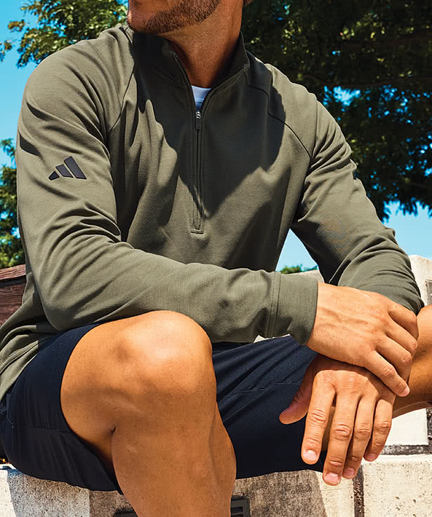 Adidas Club Recycled Quarter Zip Shirt