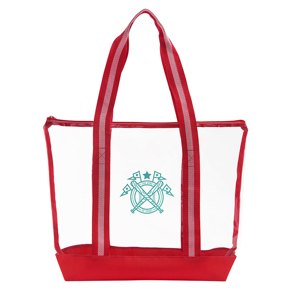 All Access Zippered Clear Tote Bag