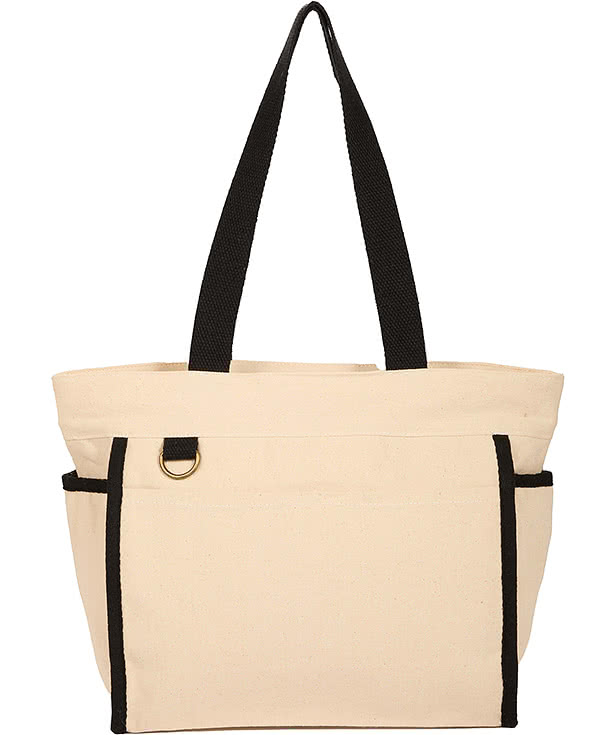 Organic Cotton Accent Tote Bag
