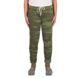 Alternative Apparel Women's Camo Joggers - Color: Camo