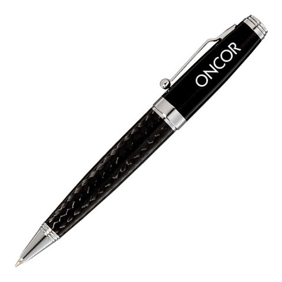 Triton Brass Ballpoint Pen (black ink) in Black
