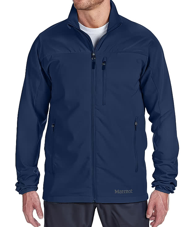 Marmot Tempo Lightweight Soft Shell Jacket - Embroidered