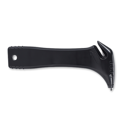 Car Escape Tool with Cutter in Black
