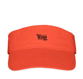 Valucap Bio-Washed Visor - Color: Orange