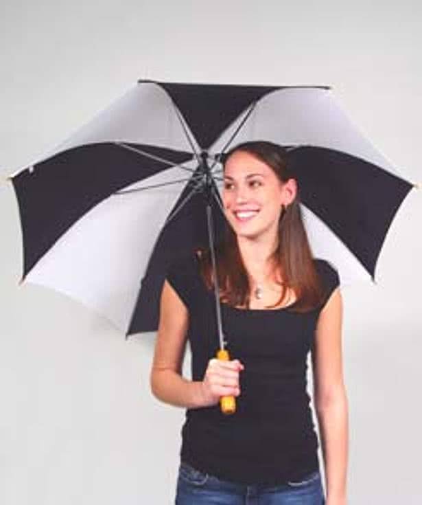 Toppers Two-Tone Mid-Size Umbrella