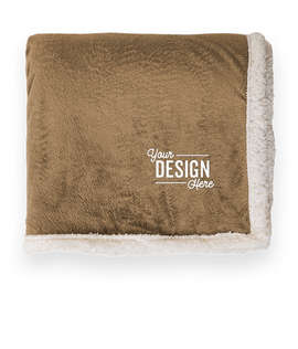 Kanata Original Lambswool Oversized Blanket - Color: Light Tan