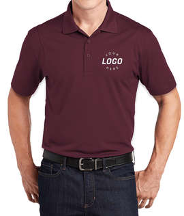 Sport-Tek Sport-Wick Micro Pique Performance Polo - Color: Maroon