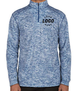 Badger Heather Quarter Zip Performance Shirt
