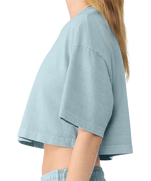 Bella + Canvas Women's Heavyweight Garment-Dyed Cropped T-shirt
