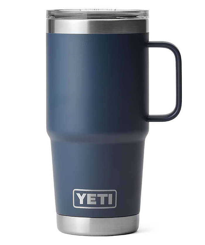 YETI Laser Engraved 20 oz. Rambler Travel Mug with Stronghold Lid