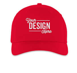 Richardson Pro Twill Snapback Hat - Color: Red