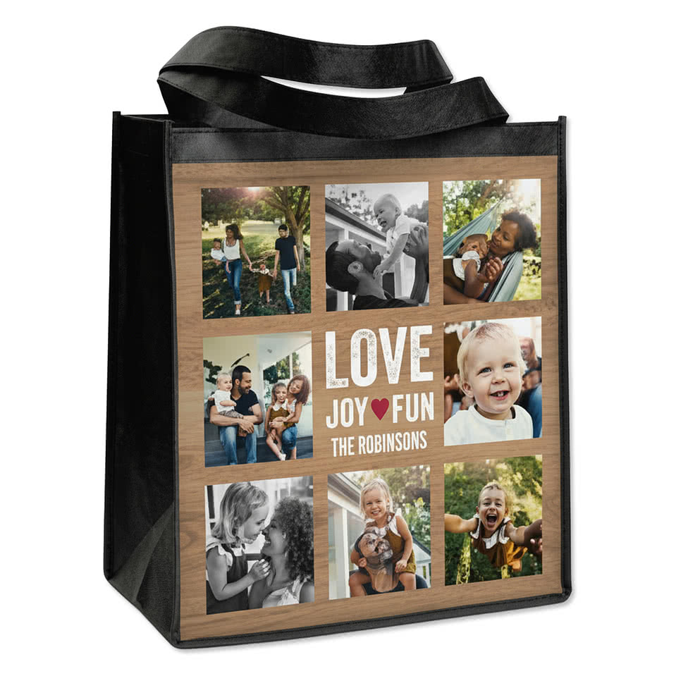 Full Color Recycled Grocery Tote Bag