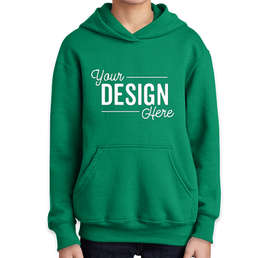 Port & Company Youth Core Pullover Hoodie - Color: Kelly Green