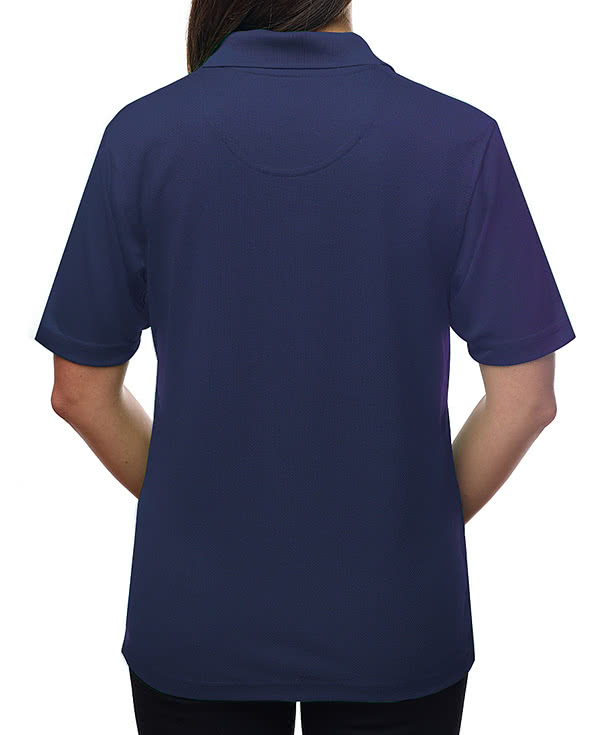 Blue Generation Women's BLU-X-DRI Textured Mesh Performance Polo - Embroidered